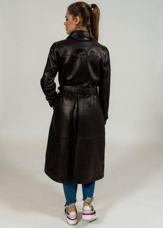 TRENCH EN Cuir LUCIA ZELAND