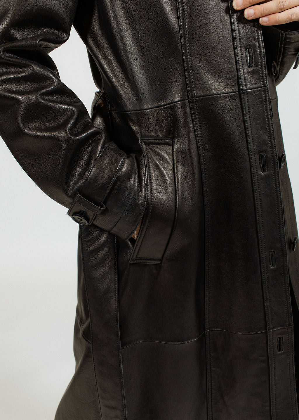 TRENCH EN Cuir LUCIA ZELAND