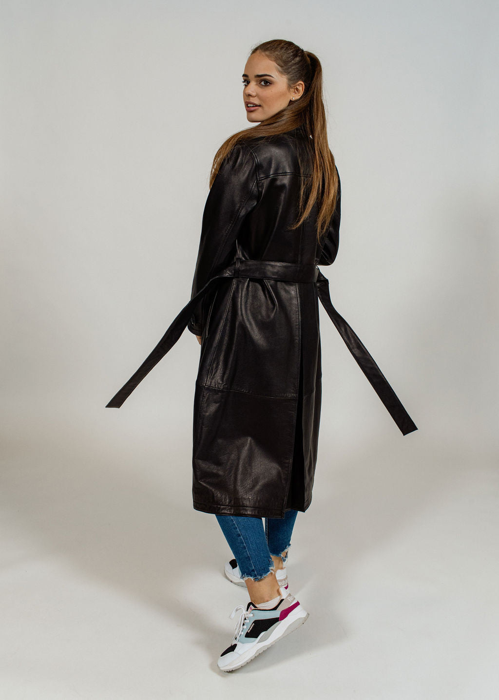 TRENCH EN Cuir LUCIA ZELAND