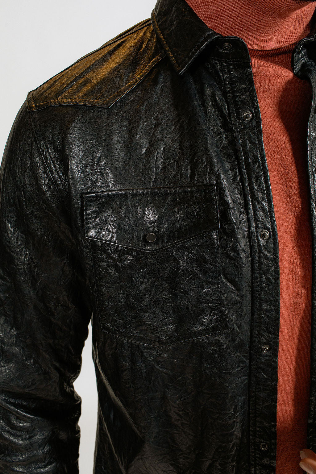 Chemise ML EN CUIR SKIN MILAO