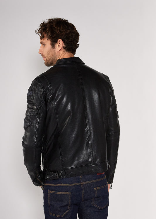 Veste en cuir CROSS BARCELONA