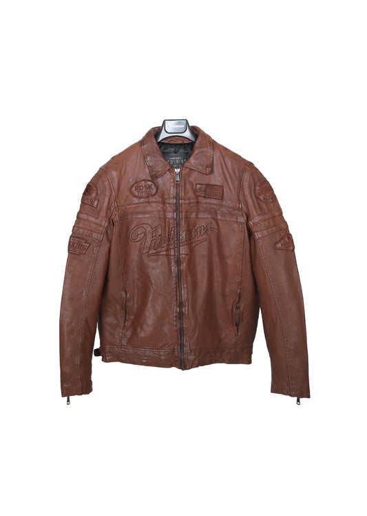 Veste en cuir CROSS BARCELONA