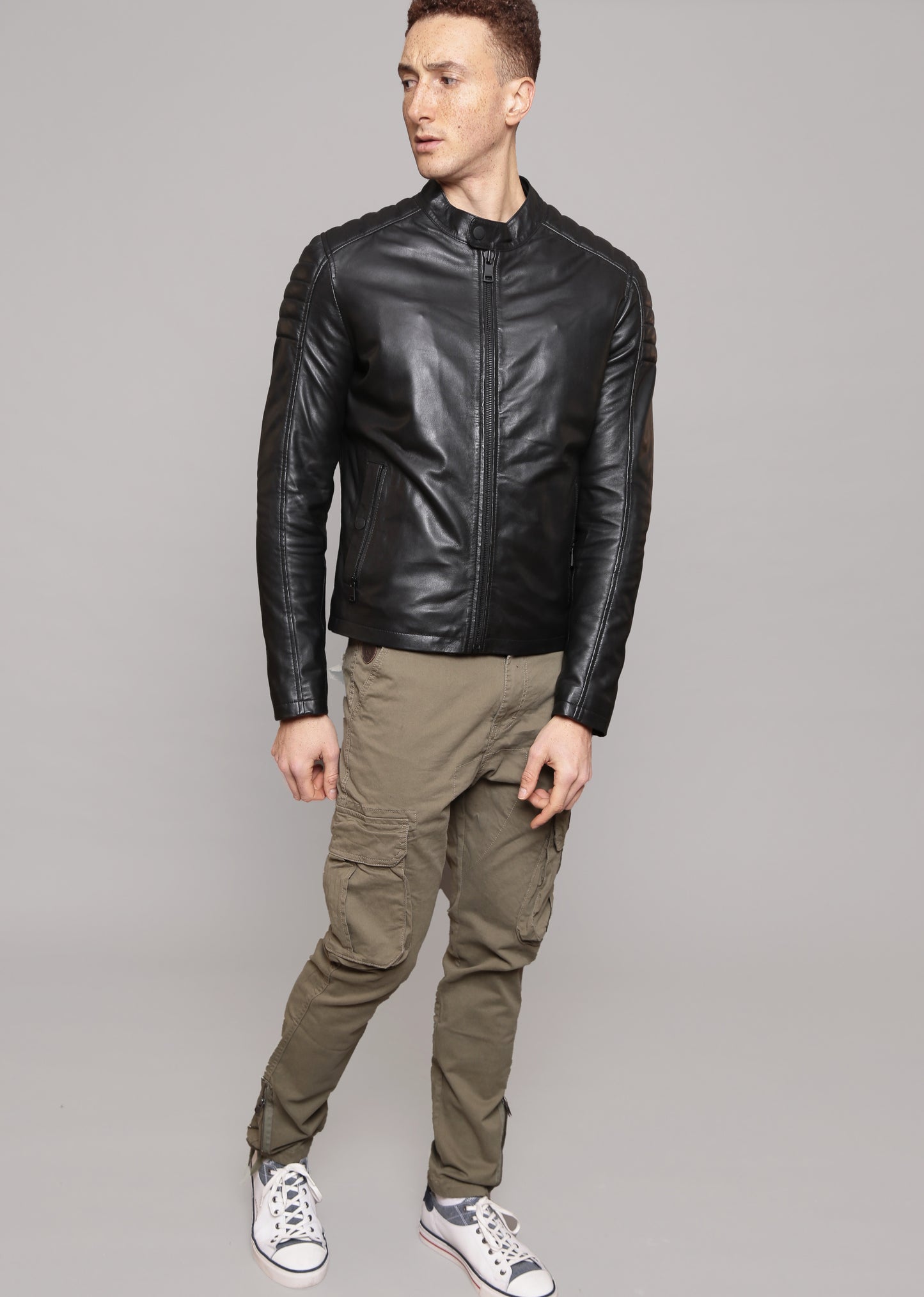 Veste en cuir DILECTA2 STONER