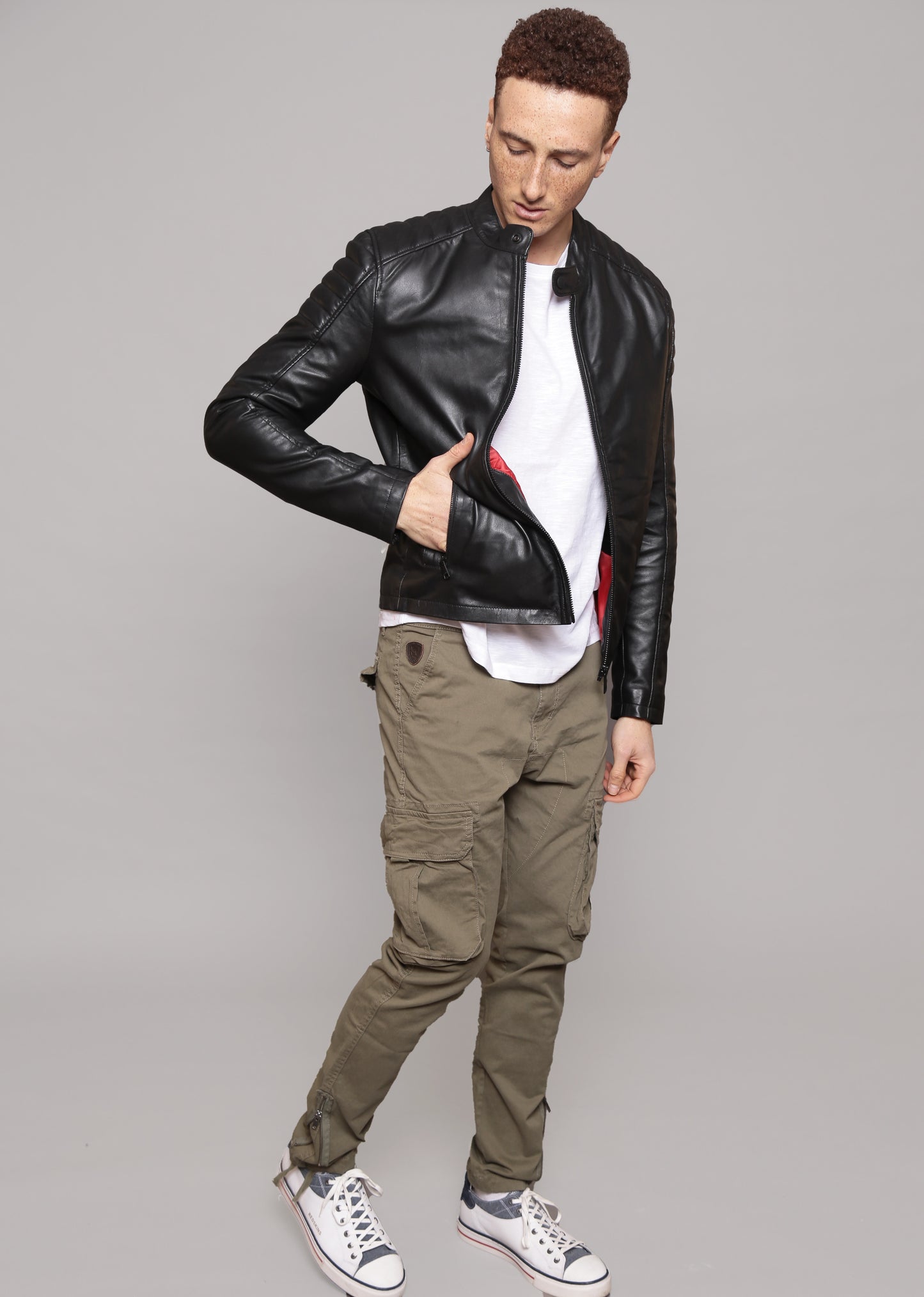Veste en cuir DILECTA2 STONER