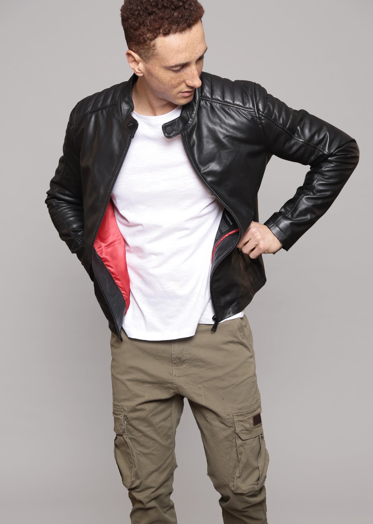 Veste en cuir DILECTA2 STONER