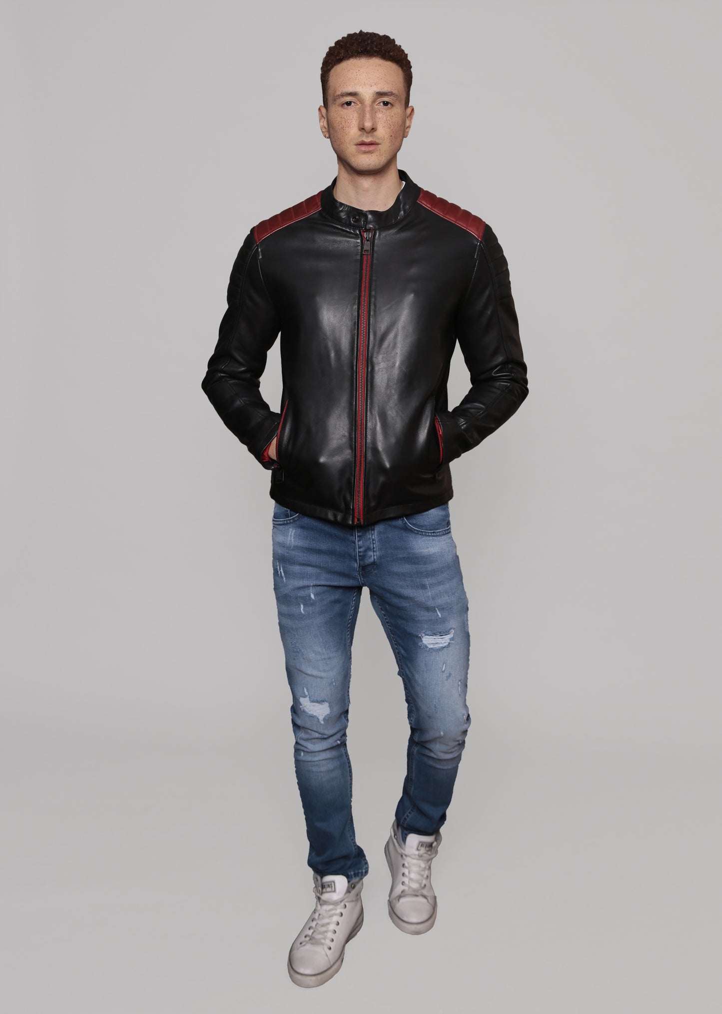 Veste en cuir DILECTA2 STONER