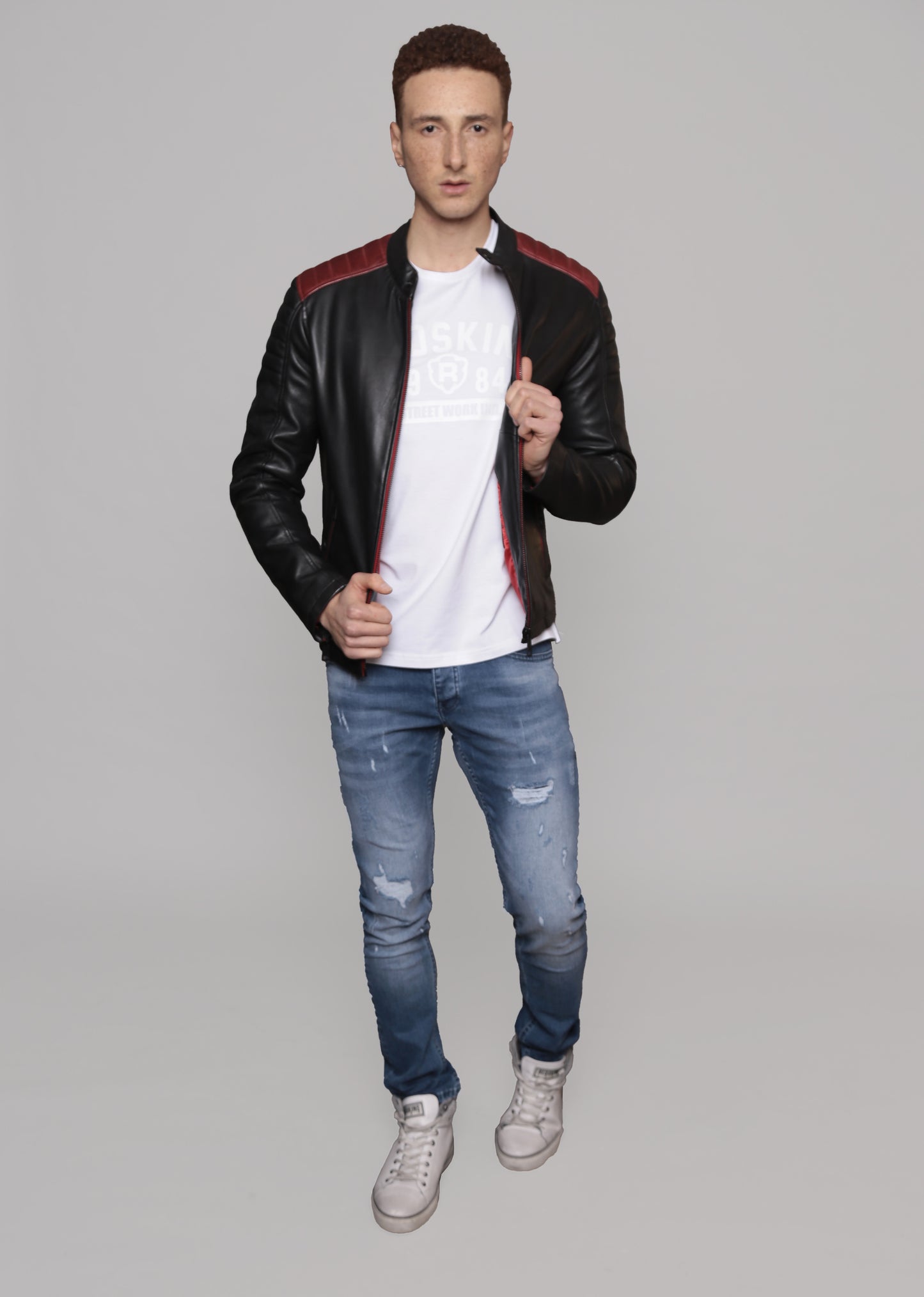 Veste en cuir DILECTA2 STONER