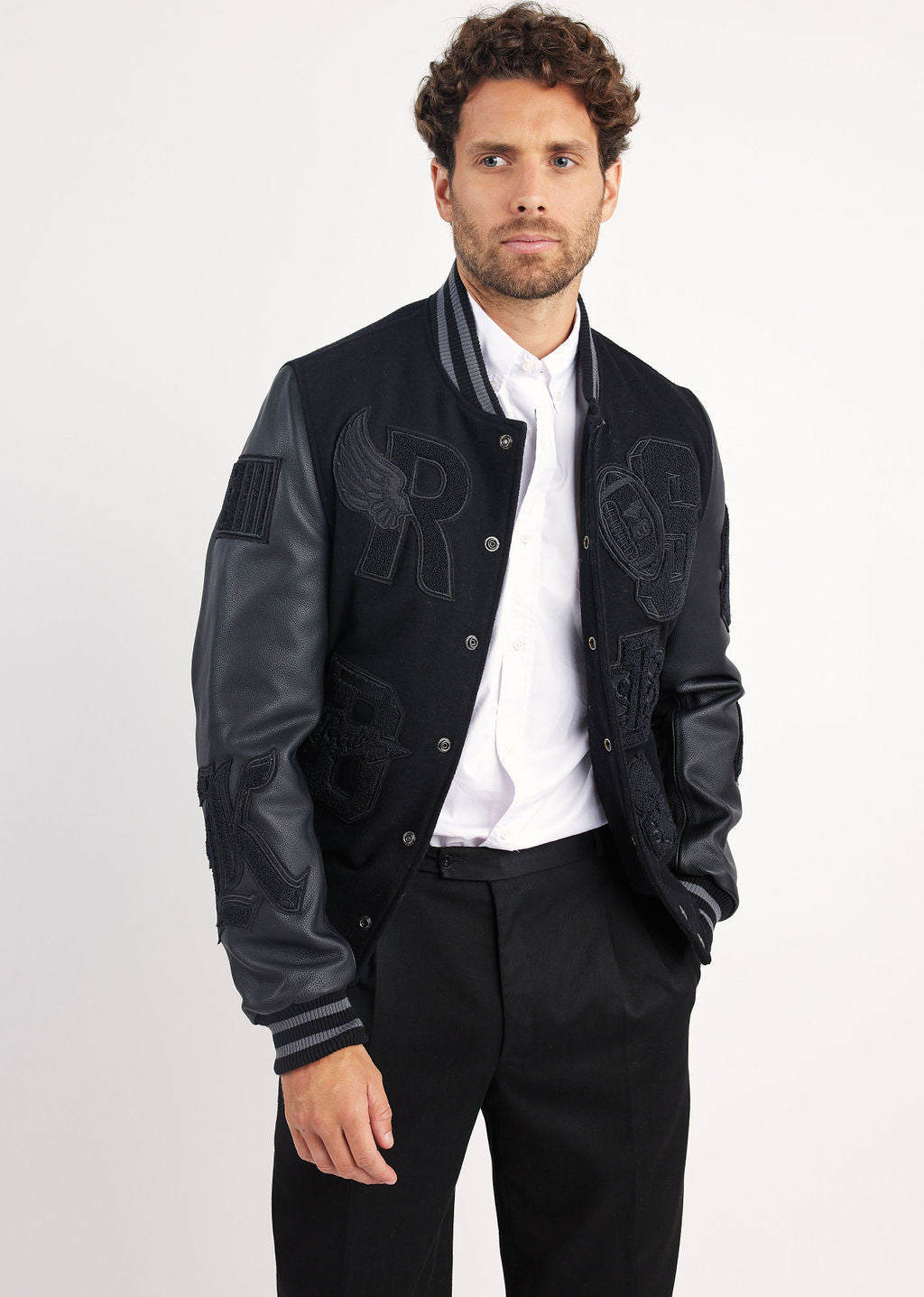 Blouson en cuir HARVARD HATCH