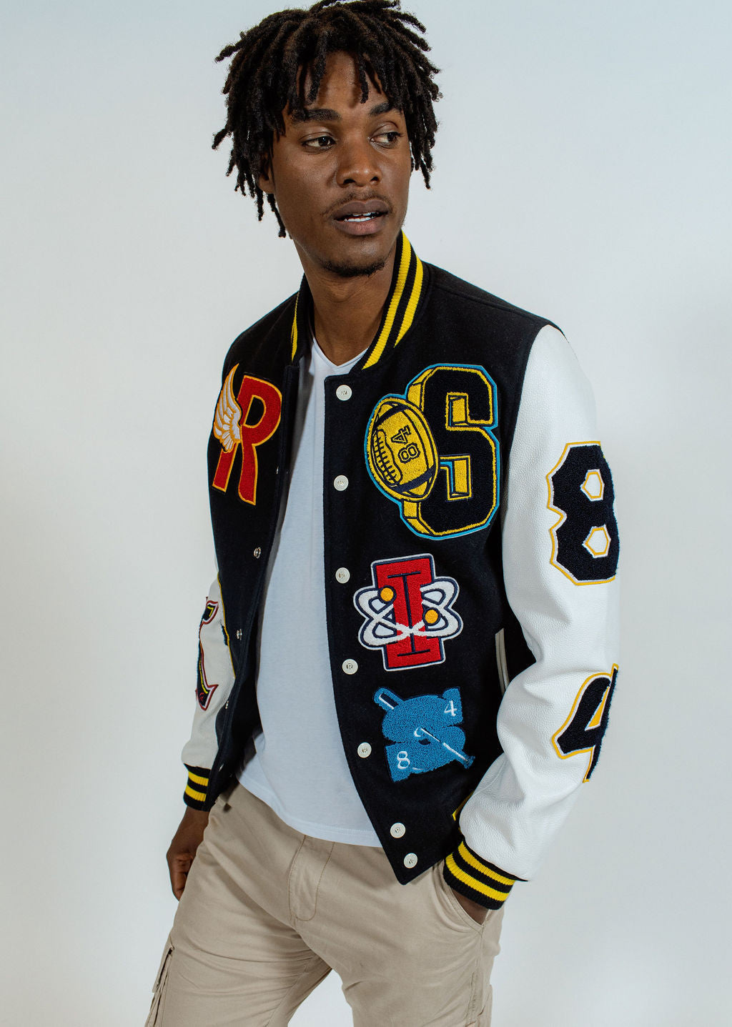 Blouson en cuir HARVARD HATCH