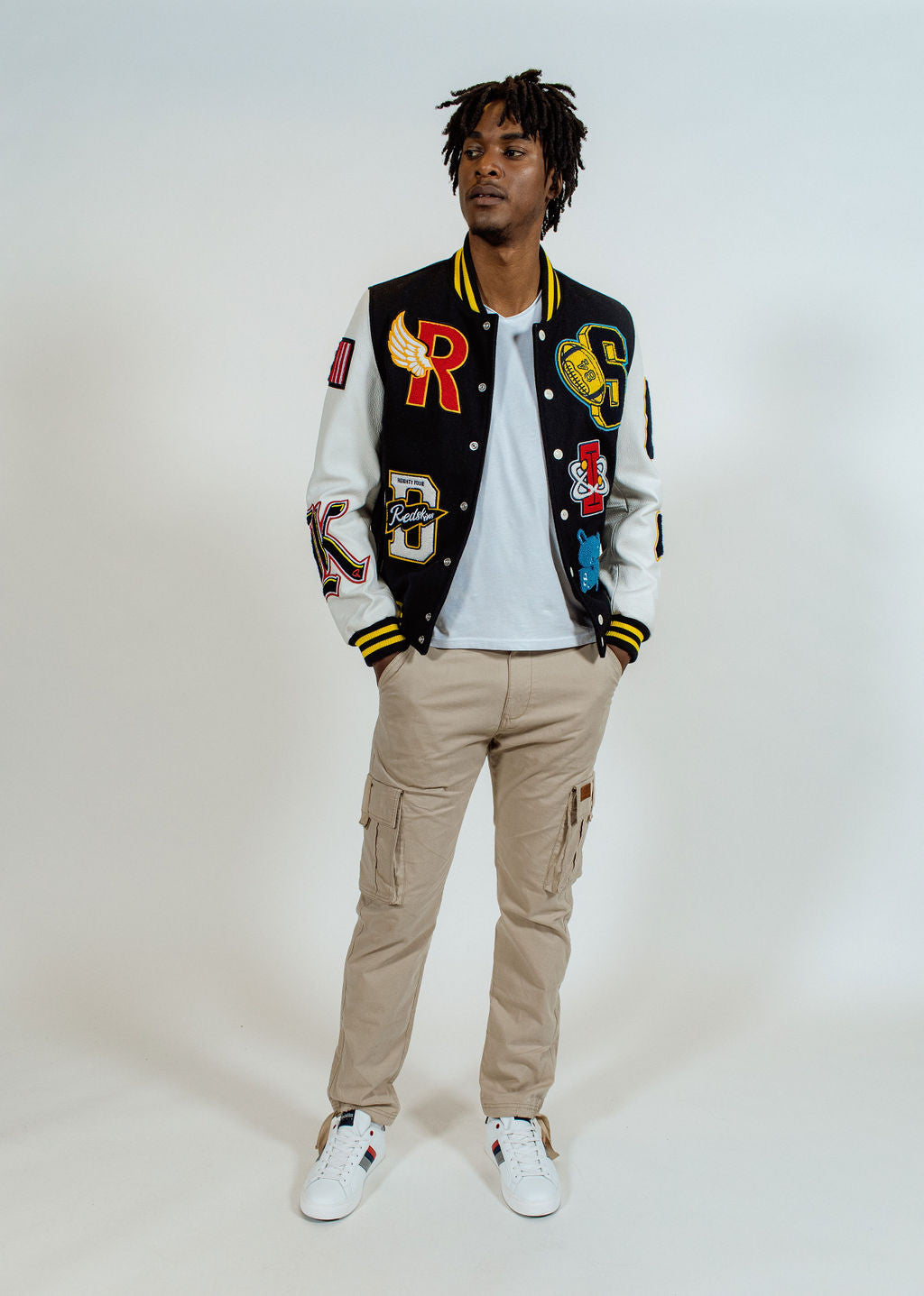 Blouson en cuir HARVARD HATCH