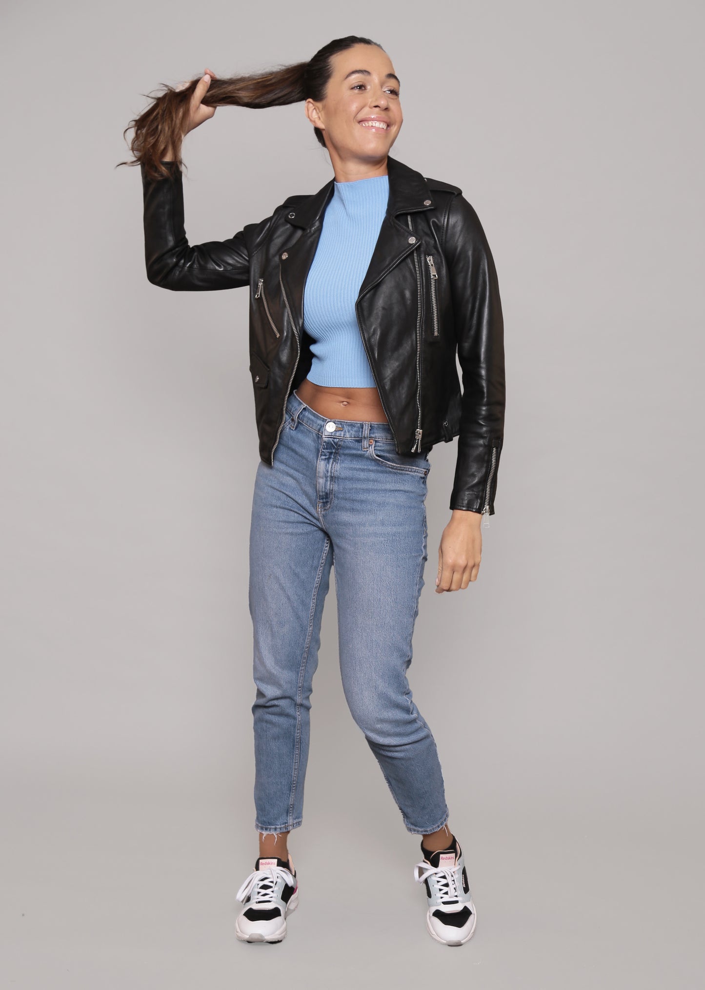Veste en cuir JUTTA TRIPWAY