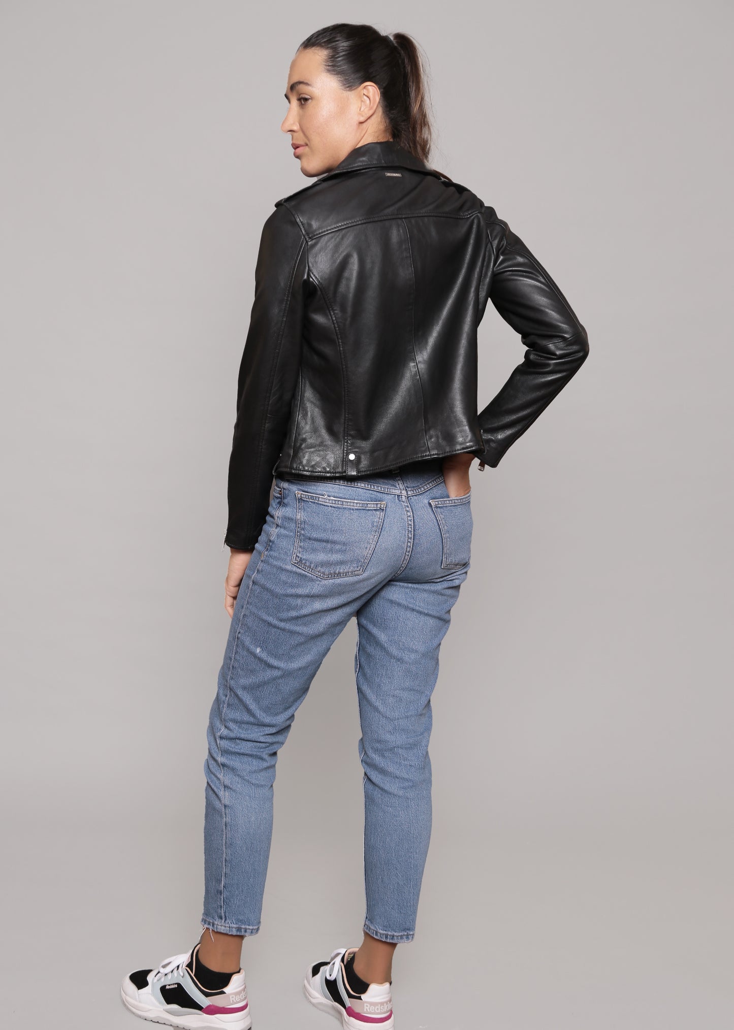 Veste en cuir JUTTA TRIPWAY