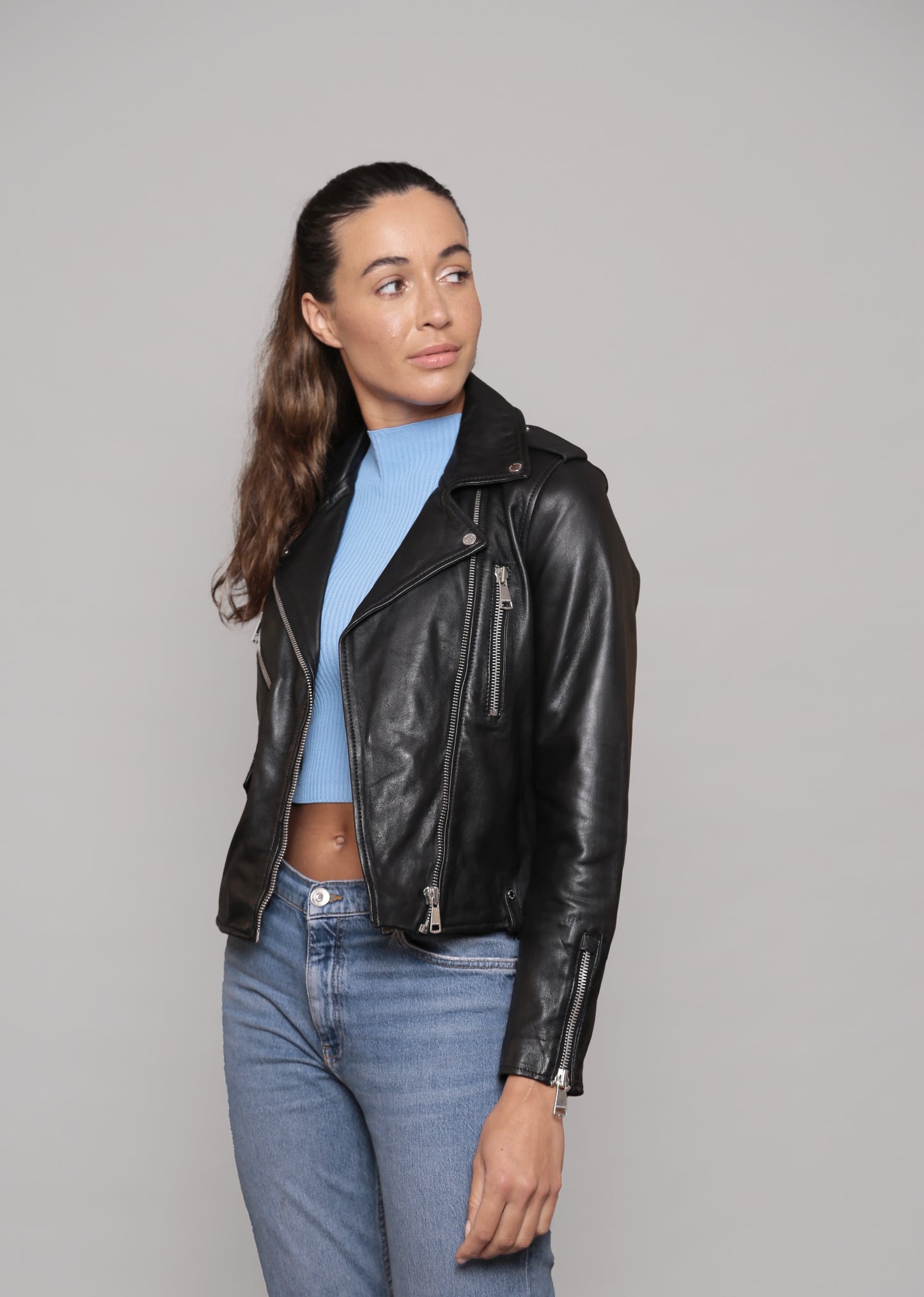 Veste en cuir JUTTA TRIPWAY