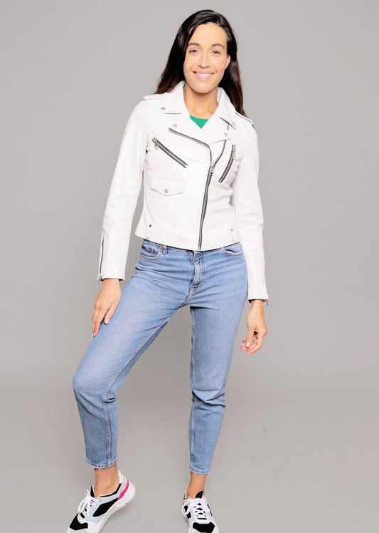 Veste en cuir JUTTA TRIPWAY