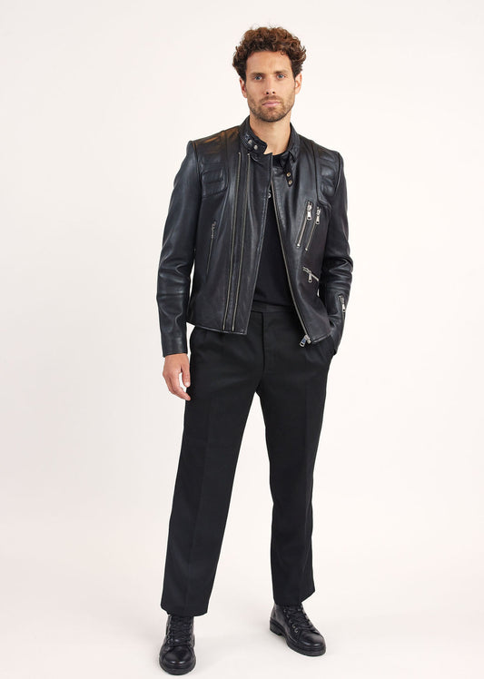 Veste en cuir KAYMAN ELECTRA