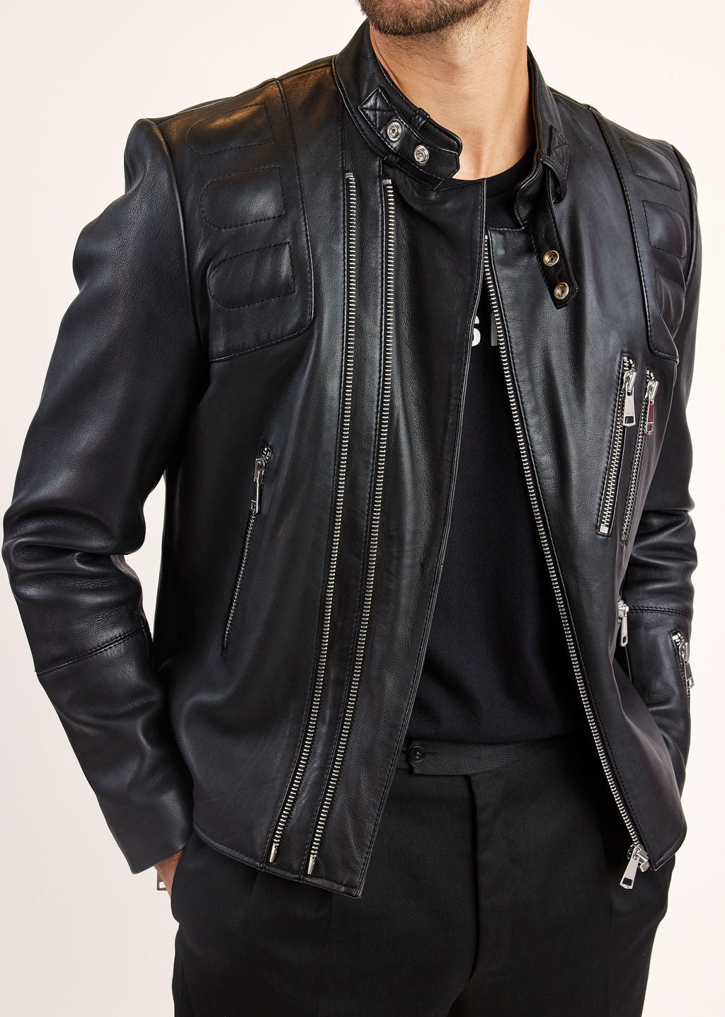 Veste en cuir KAYMAN ELECTRA