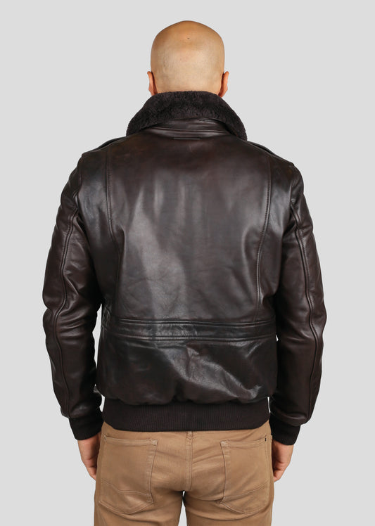 Blouson en cuir PATTON ARGUS