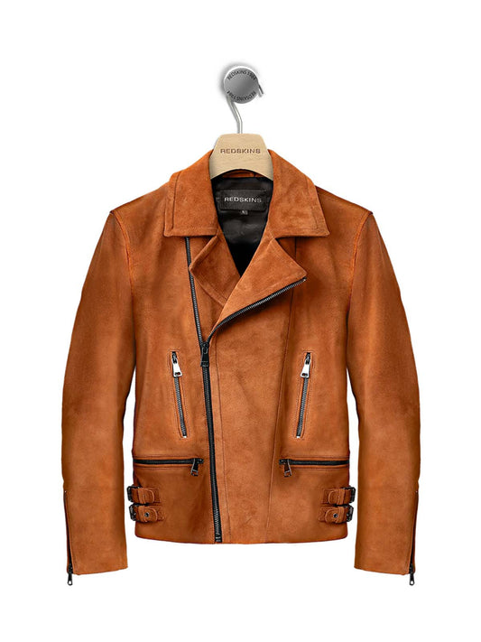 Veste en cuir POKER VELVET