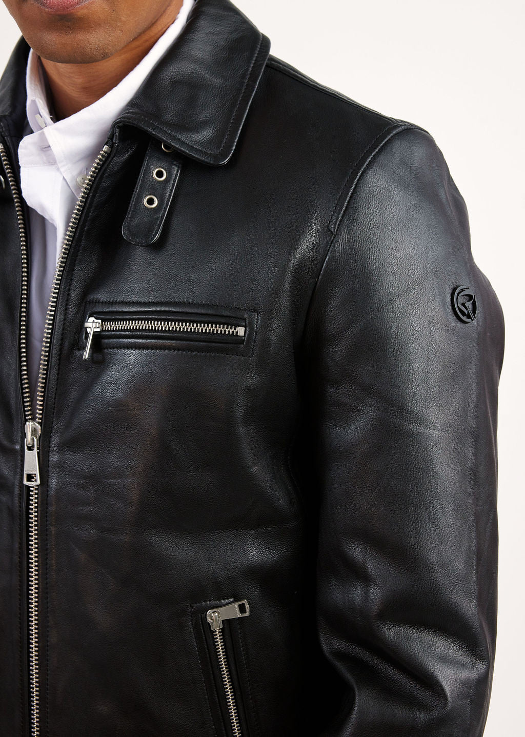 Veste en cuir RIDER2 STONER