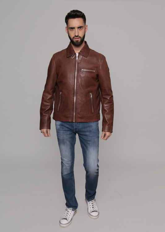 Veste en cuir RIDER2 STONER