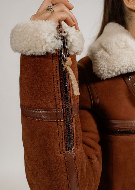 Veste en cuir RUBIS COUT