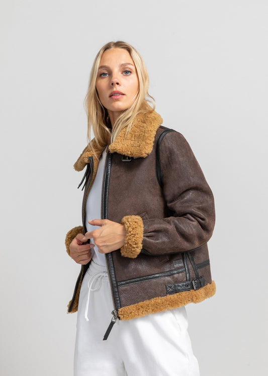 Blouson en cuir STELLA QUEENSTOWN