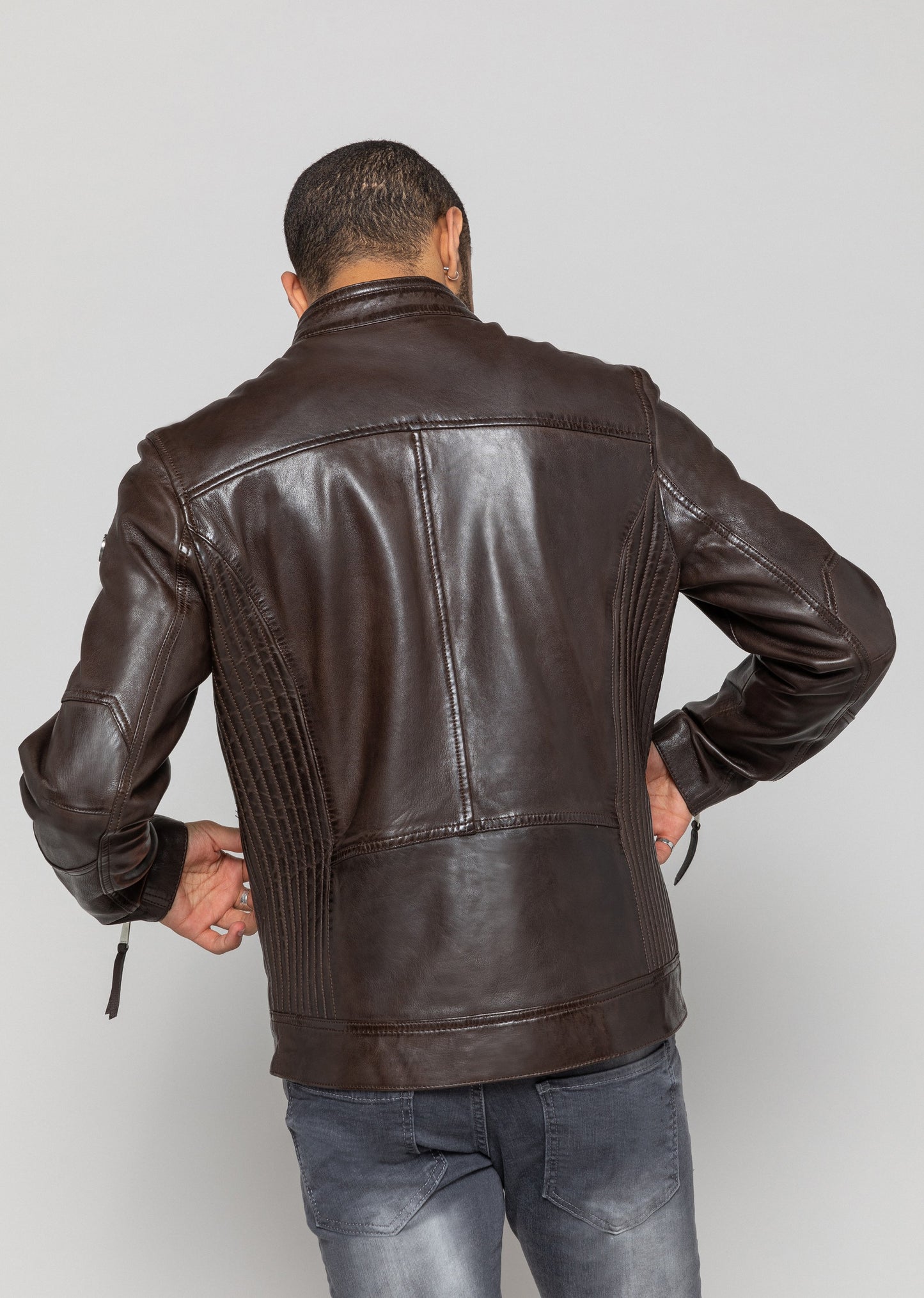 Blouson en cuir TRUST VICTORY