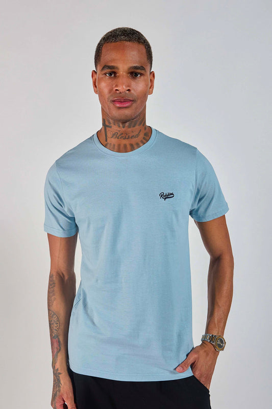 T-shirt bleu 231035