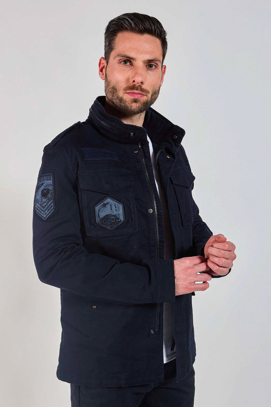 Parka BATTLE AERO bleu marine