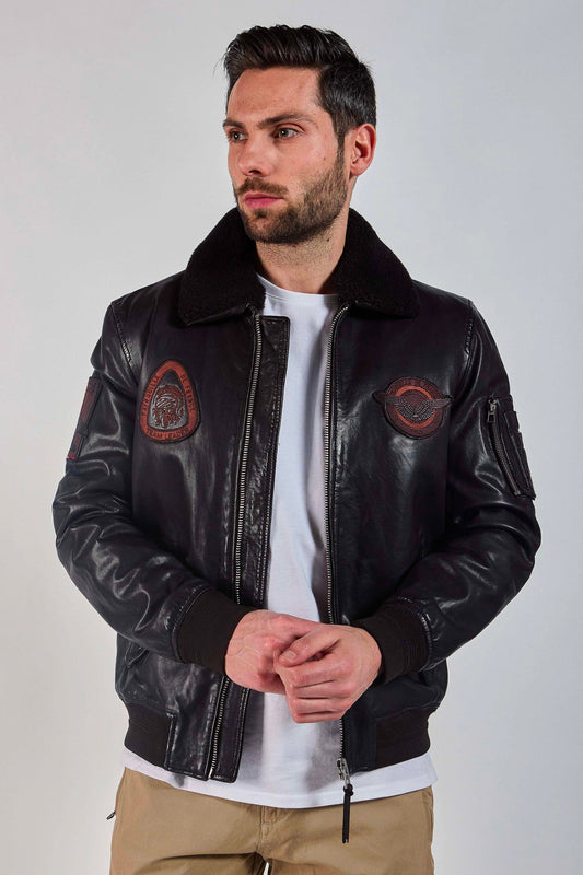 Cuir brun foncé BLOWER DITY