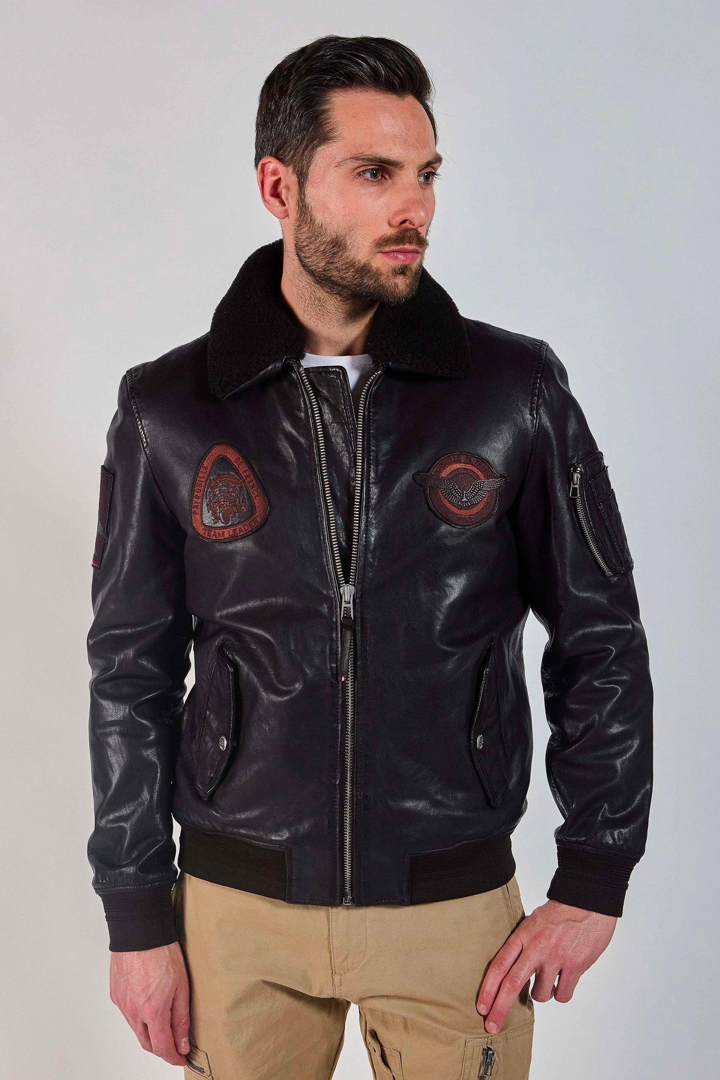 Cuir brun foncé BLOWER DITY
