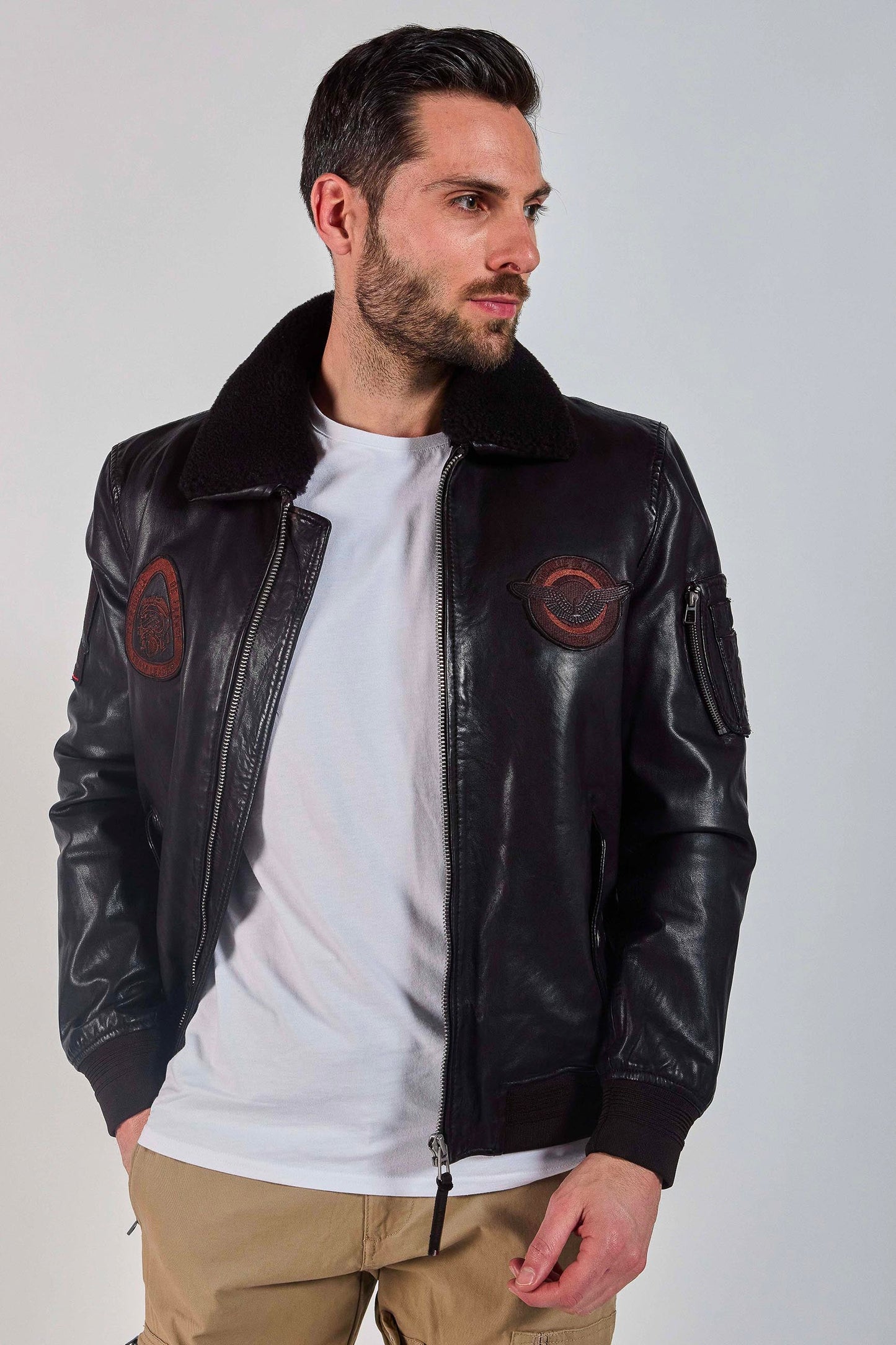 Cuir brun foncé BLOWER DITY