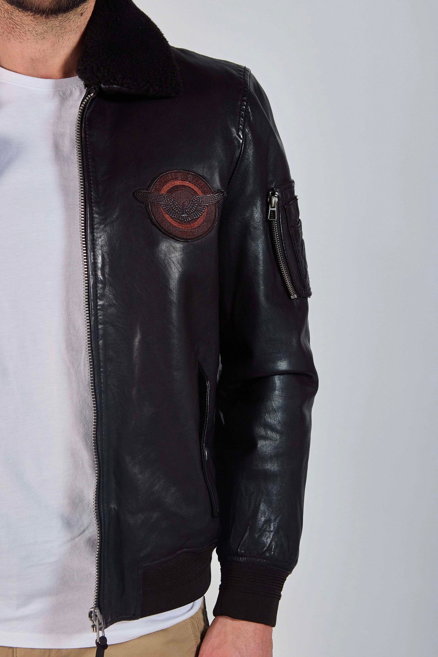 Cuir brun foncé BLOWER DITY