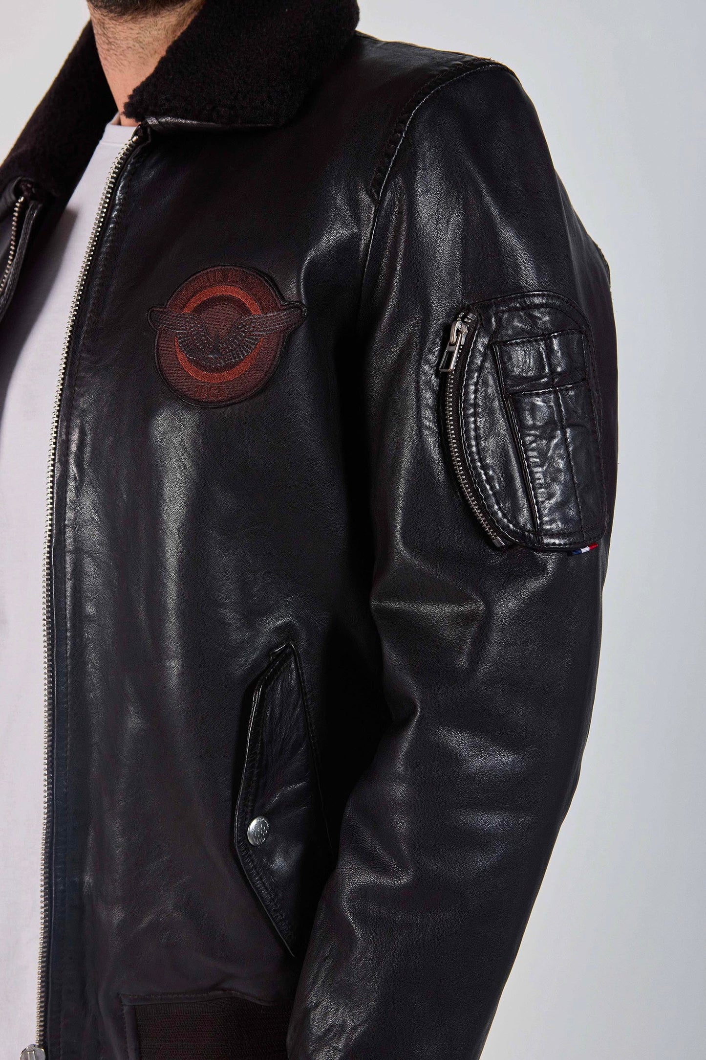 Cuir brun foncé BLOWER DITY