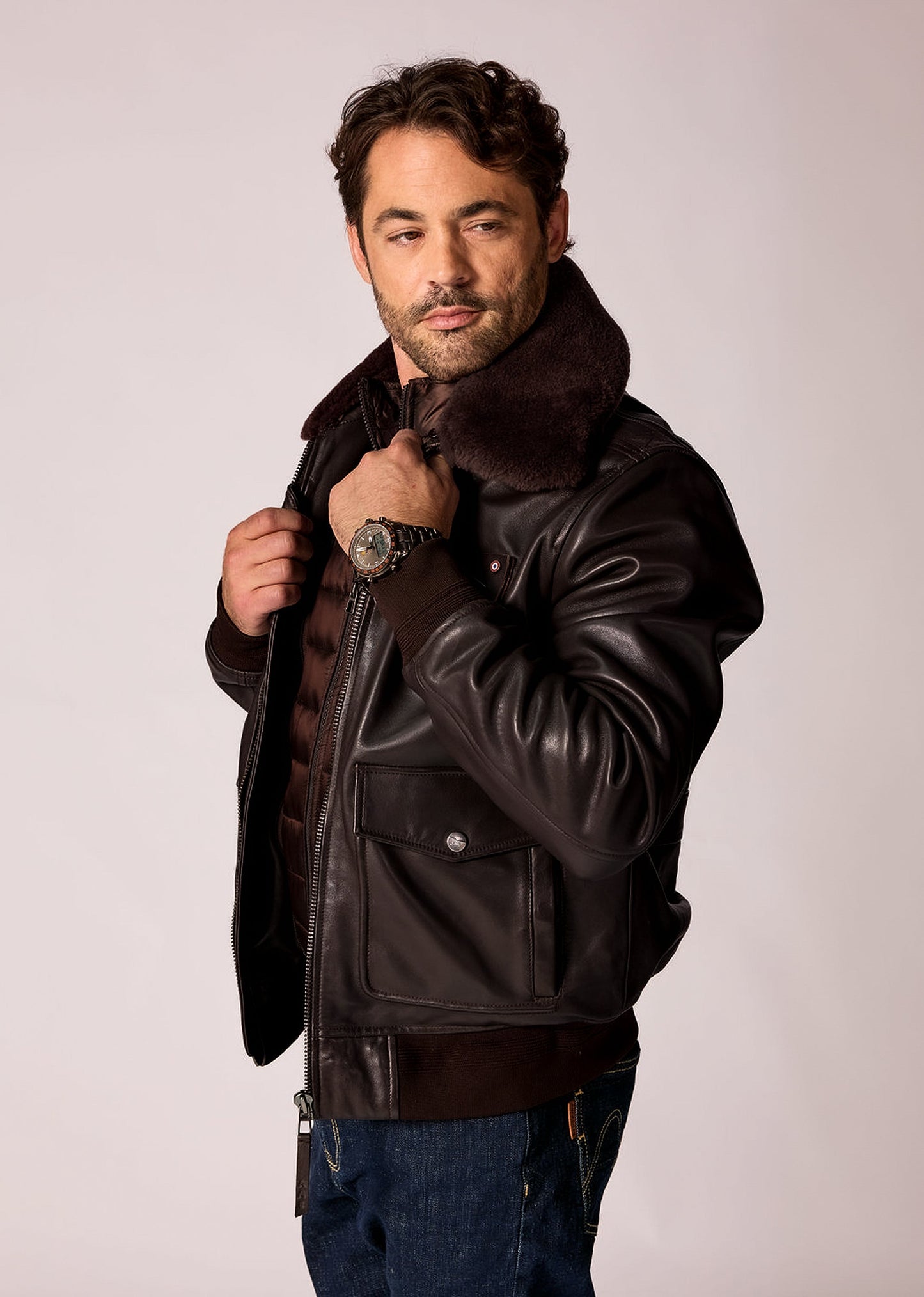 Cuir collector marron PILOT ATLAS