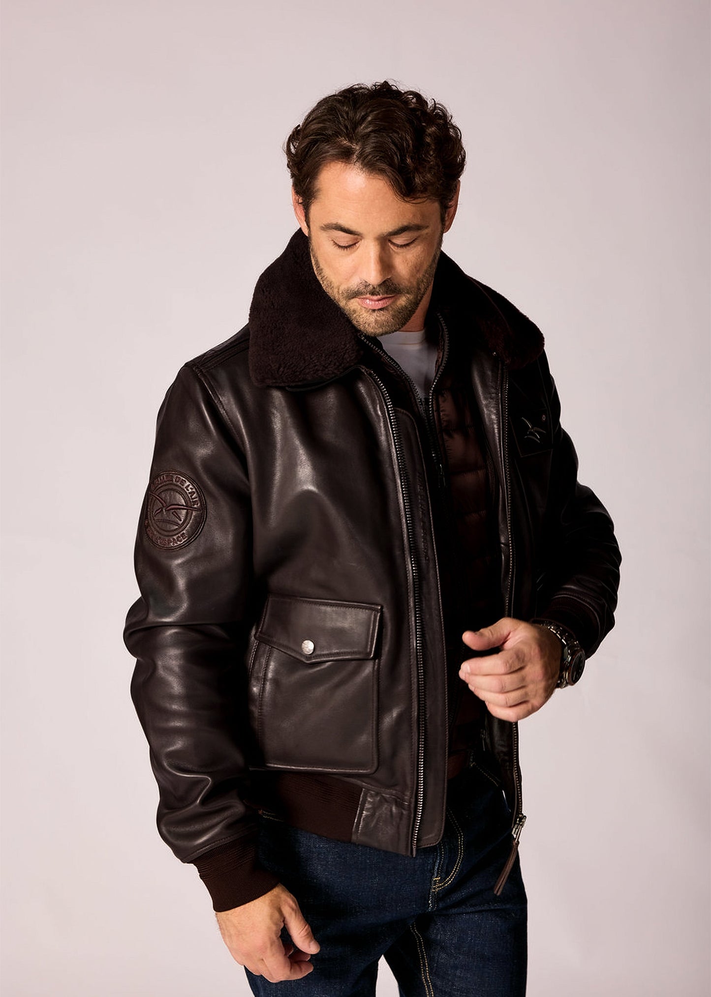 Cuir collector marron PILOT ATLAS