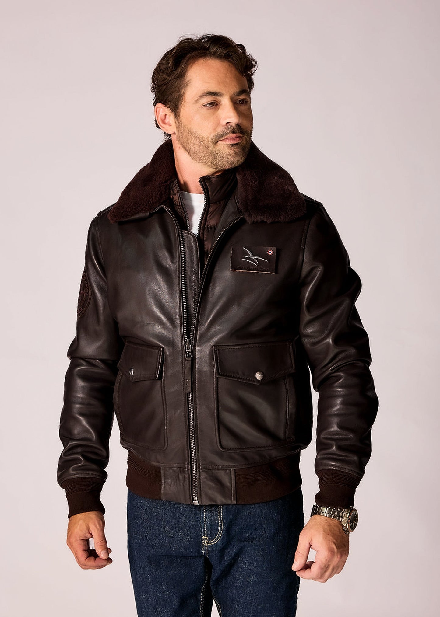 Cuir collector marron PILOT ATLAS