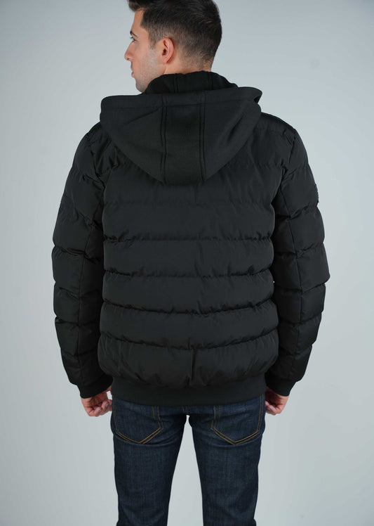 Doudoune noire AUSTIN JACK