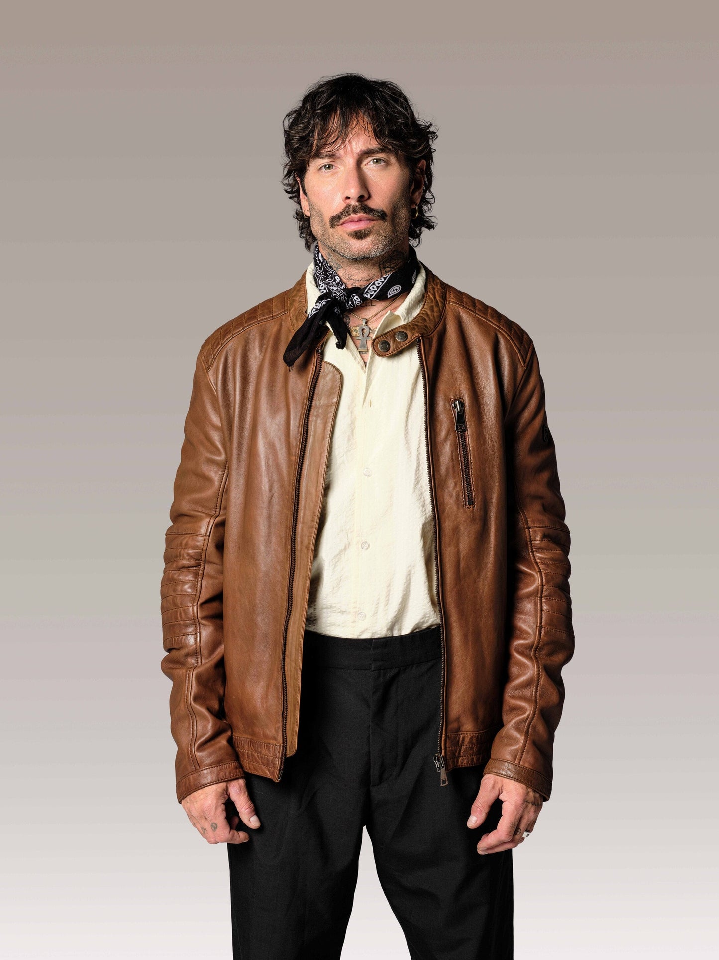 Cuir marron FORMULA STONE
