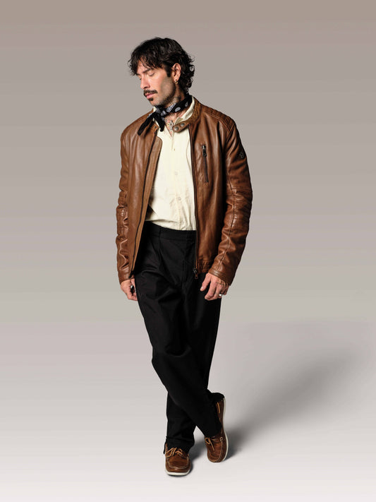 Cuir marron FORMULA STONE