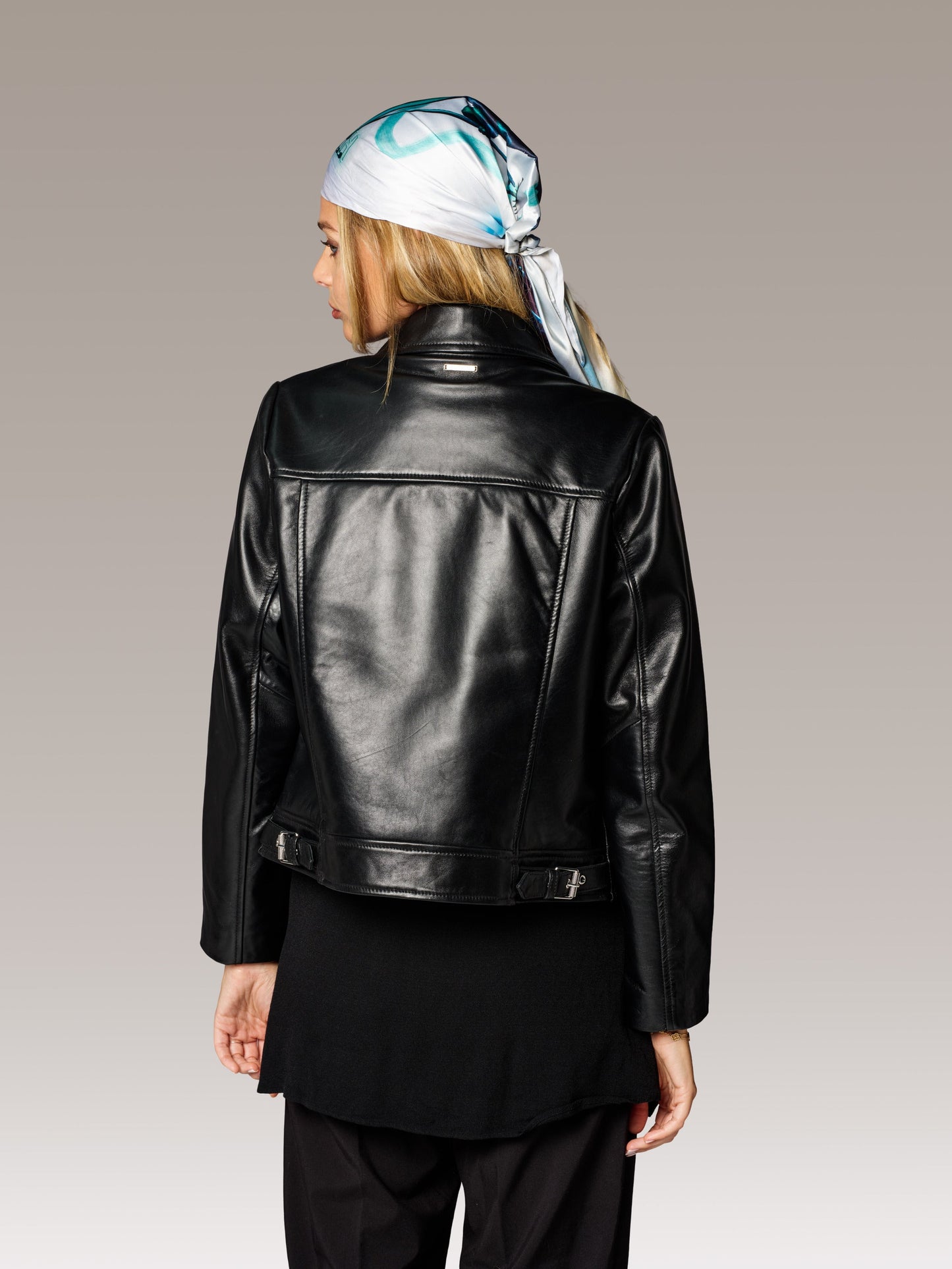 Blouson en cuir noir SUZY TOKYO
