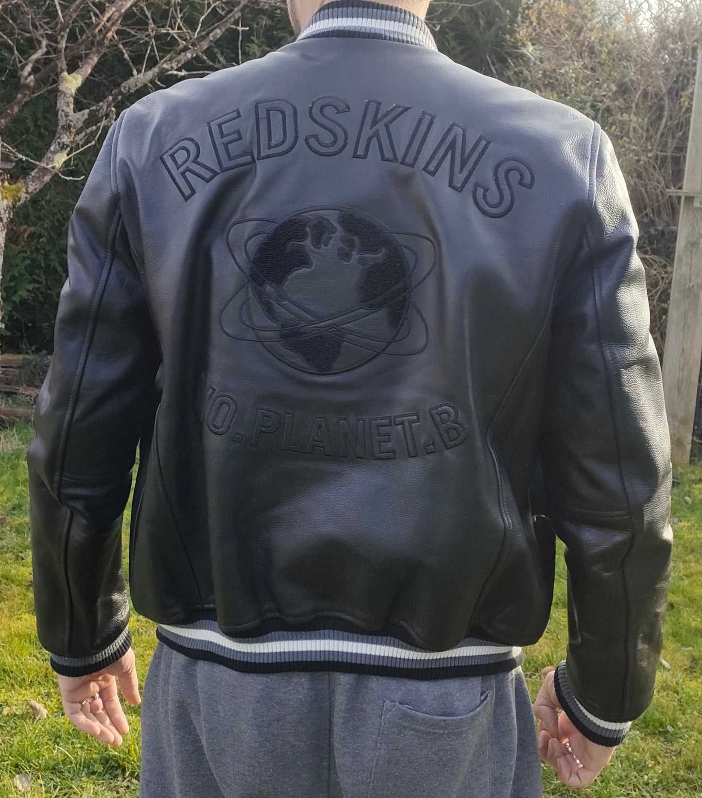 Redskins Teddy Cuir Véritable Planet Full Black XL – Édition Limitée – Confort Premium