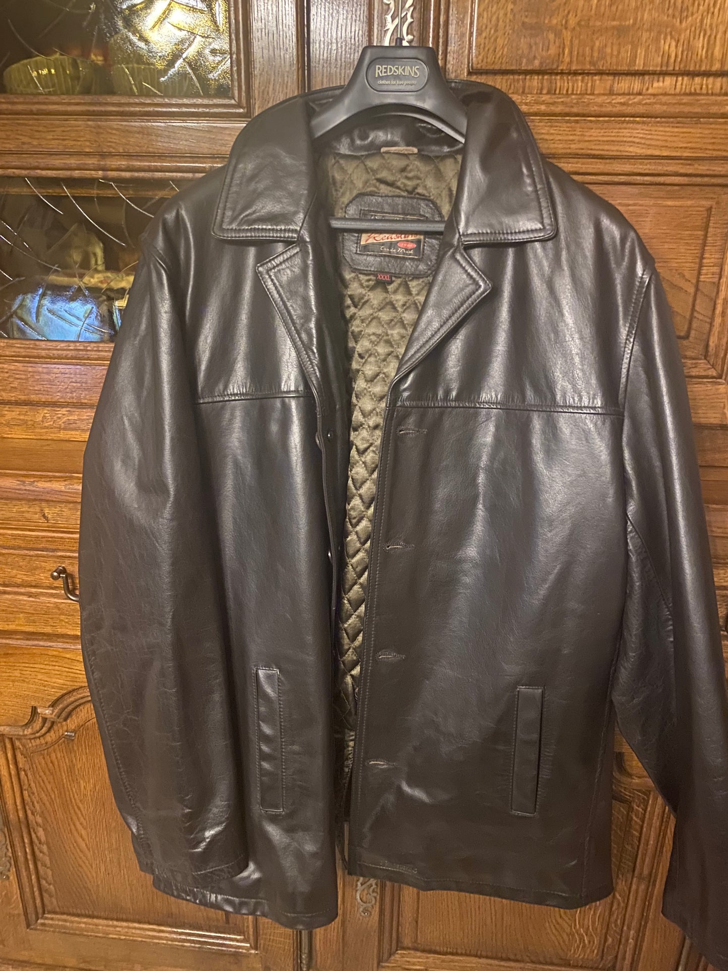 Veste en cuir marron BRASCO LEGEND