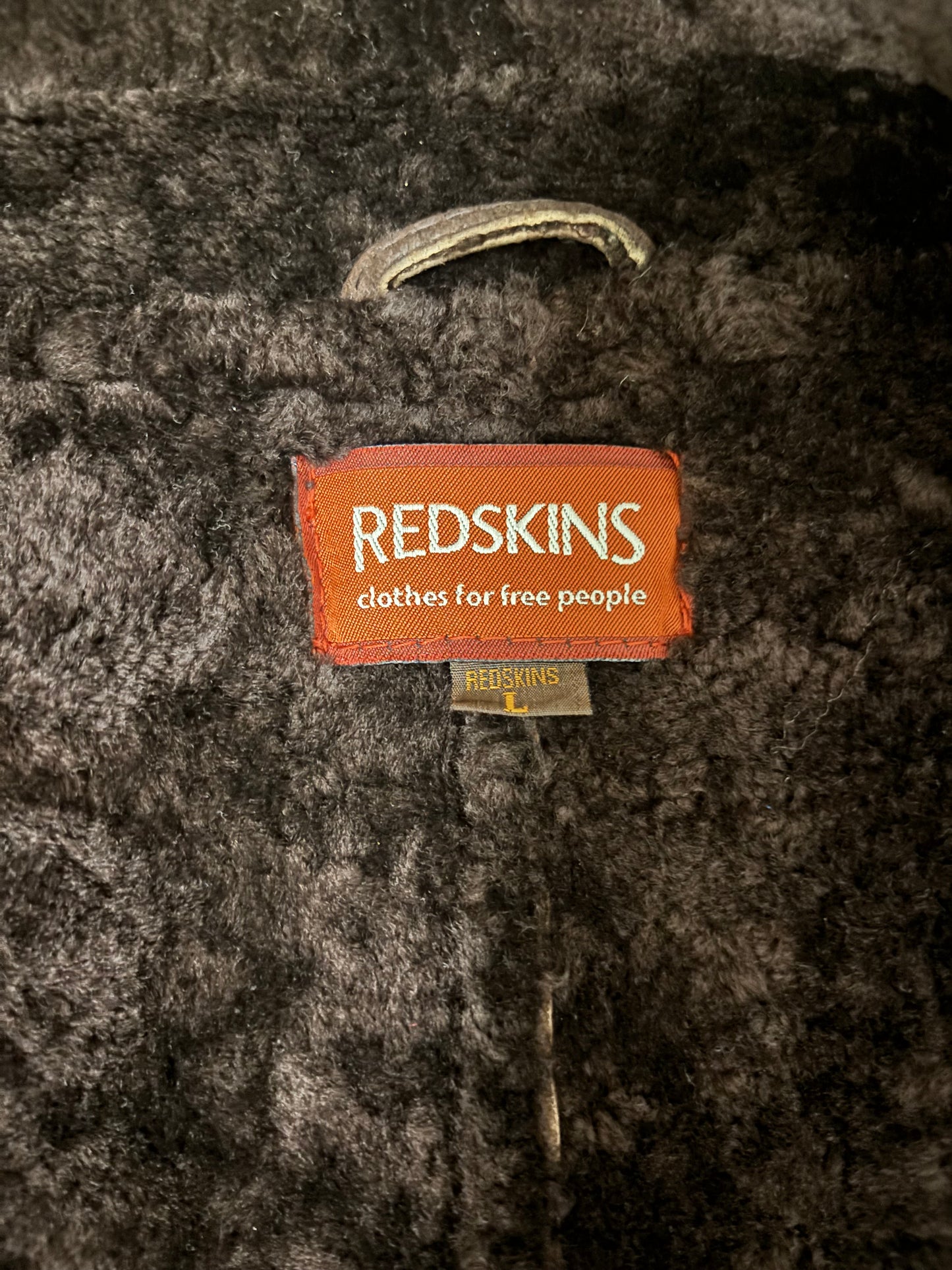 Blouson en cuir doublé mouton