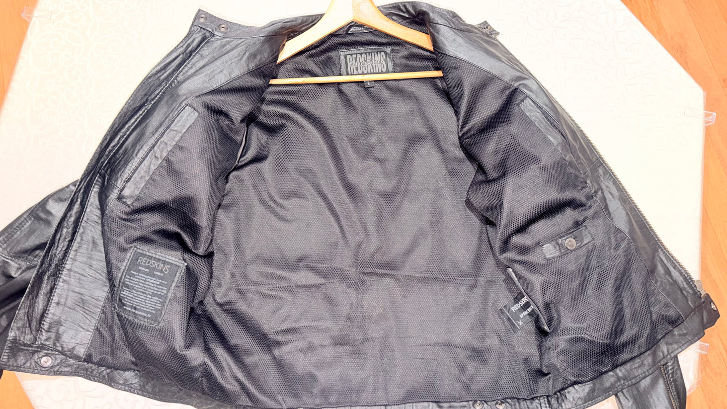 Veste cuir noir legere