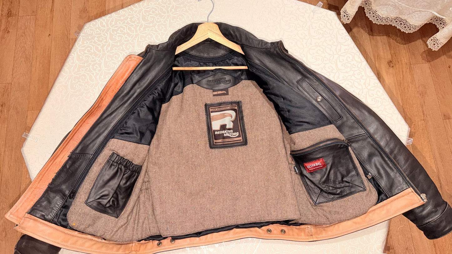 Blouson en cuir motard