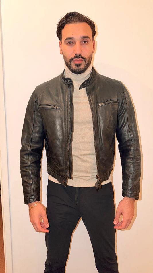 Veste legere en cuir