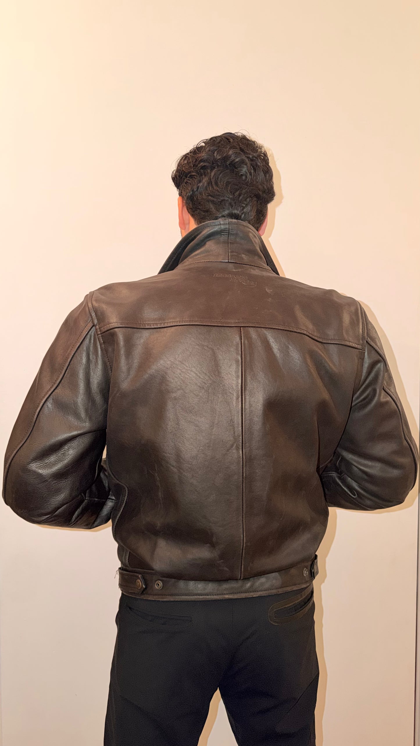 Blouson en cuir motard