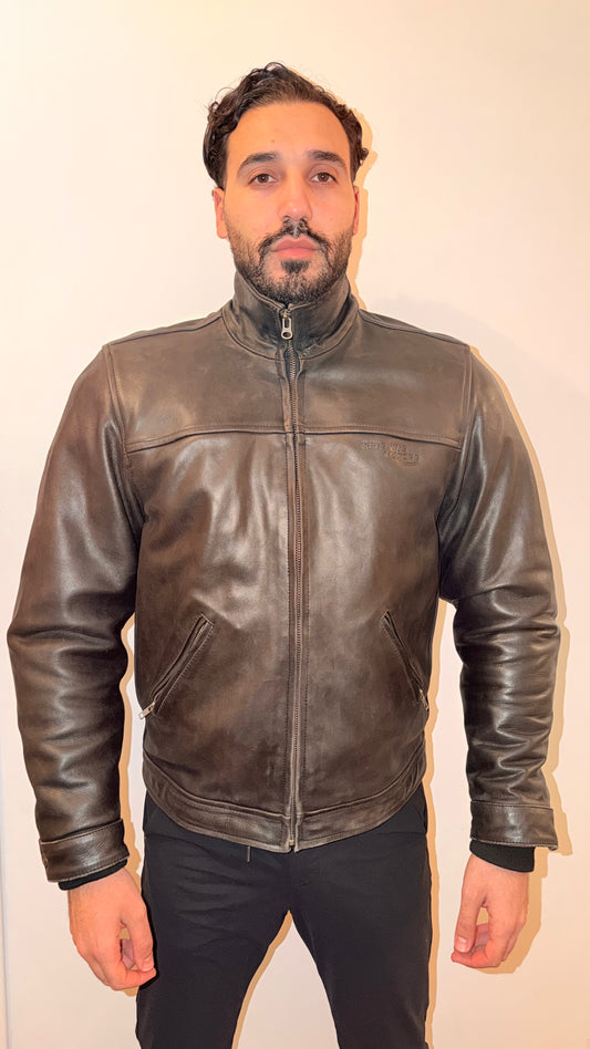 Blouson en cuir motard