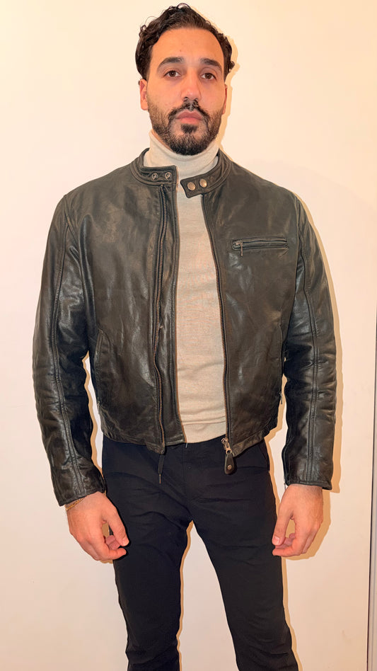 Veste cuir noir assez legere